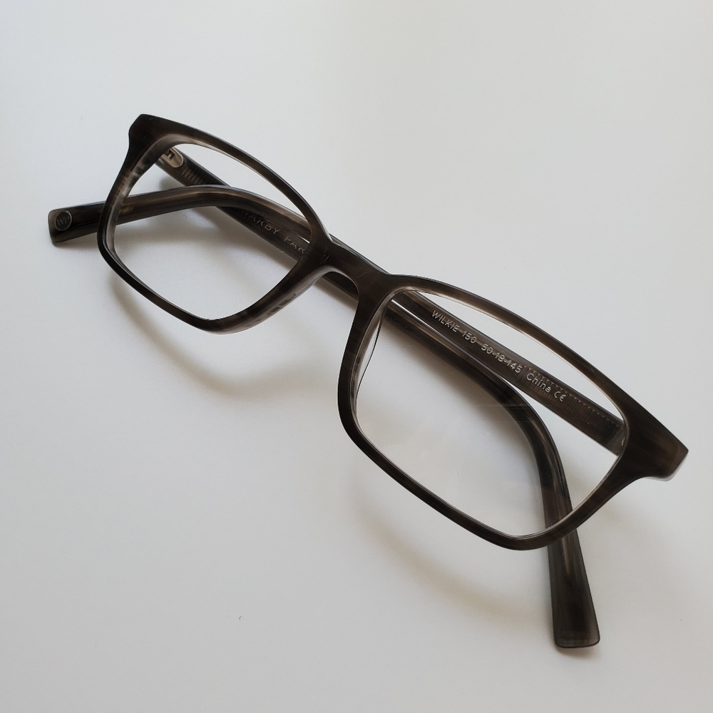 Warby Parker Wilkie Eyeglass Frames Greystone View 2